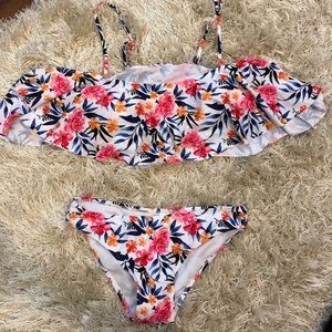 Off the shoulder floral swim suit (large)